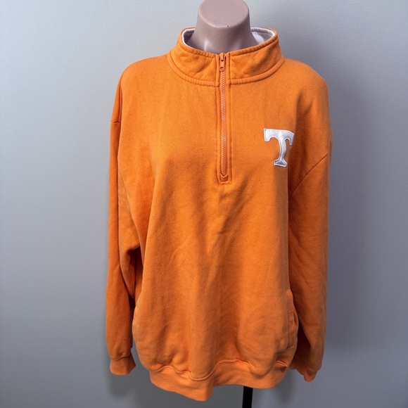 Colosseum Tennessee Volunteers Quarter Zip Pullover XL Orange Sweatshirt Sports - Picture 1 of 3